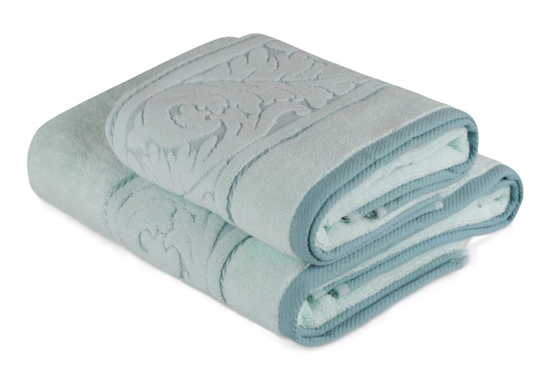 Hobby Håndklæde Sæt med 2 - Mint - Tekstiler - Badetekstiler - Håndklæder