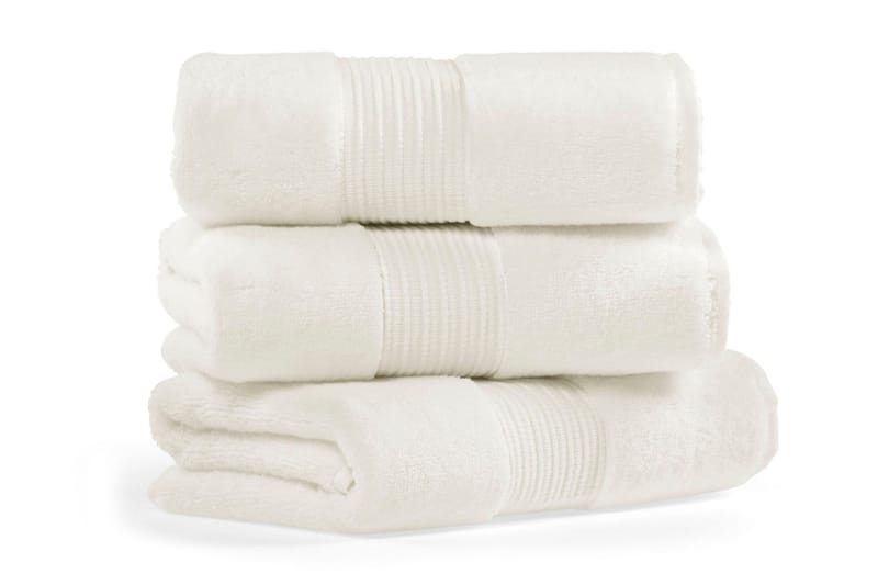 Morghyn Vaskeklud - Creme - Tekstiler - Badetekstiler - Håndklæder