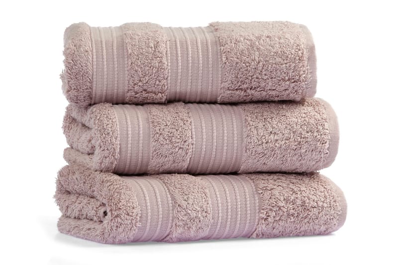 Morghyn Vaskeklud - Lyserød - Tekstiler - Badetekstiler - Håndklæder