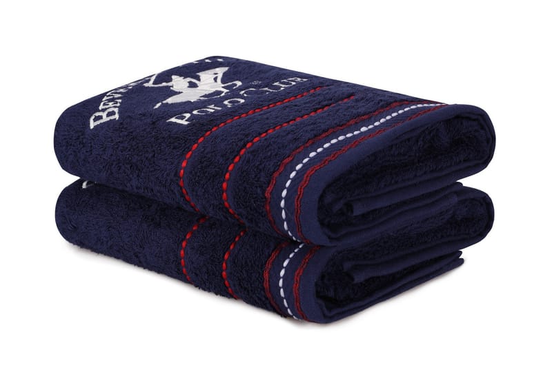 Tarilonte Håndklæde 2-pak - Blå - Tekstiler - Badetekstiler - Håndklæder