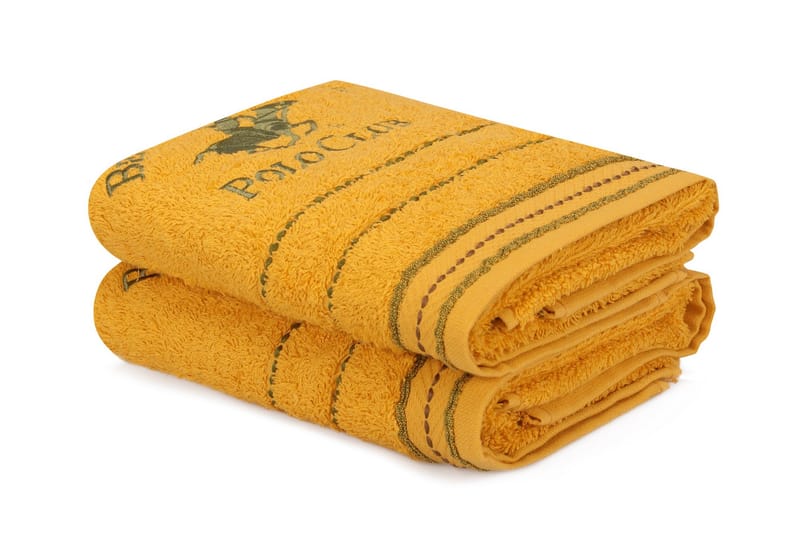 Tarilonte Håndklæde 2-pak - Gul - Tekstiler - Badetekstiler - Håndklæder