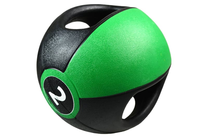 Pure2Improve medicinbold med håndtag 2 kg grøn - Grøn - Tekstiler - Gardiner - Persienner