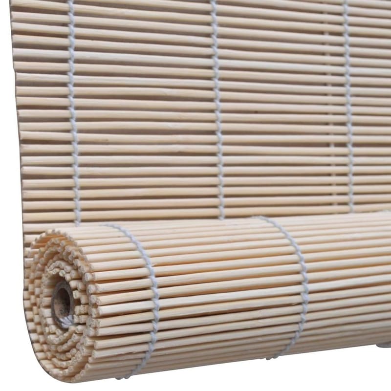Rullegardin Bambus 100 X 220 Cm Natur - Brun - Tekstiler - Gardiner - Rullegardin