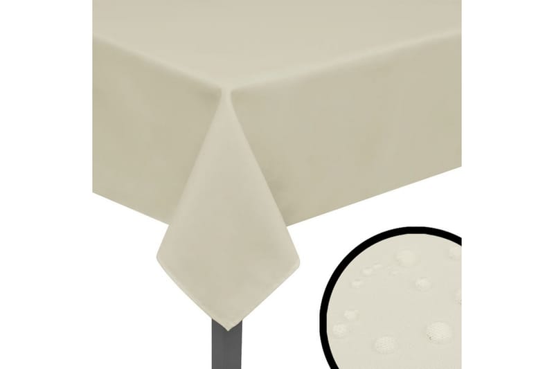 bordduge 5 stk. cremefarvet 170x130 cm - Creme - Boligtilbehør - Borddekoration - Dug & løber - Bordløber