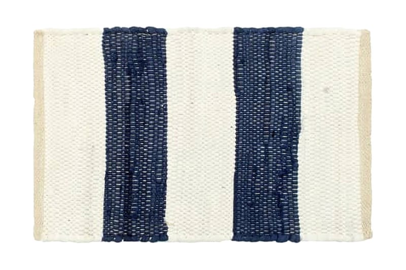 dækkeservietter 6 stk. 30 x 45 cm chindi stribet blå og hvid - Blå - Tekstiler - Køkkentekstiler