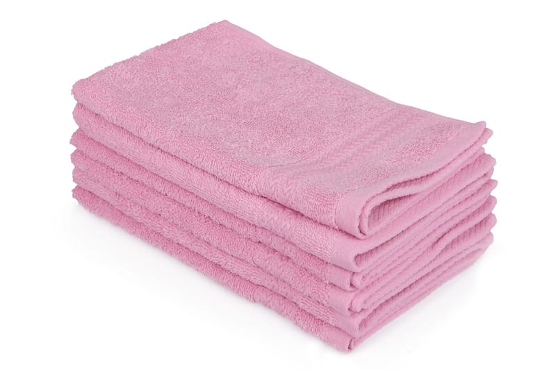 Hobby Håndklæde 30x50 cm 6-pak - Lyserød - Tekstiler - Køkkentekstiler - Viskestykke