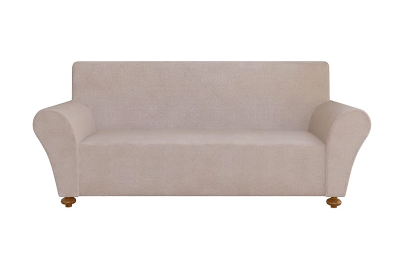 sofaovertræk, stræk, beige, polyesterjersey - Beige - Tekstiler - Møbeltekstil - Møbelovertræk