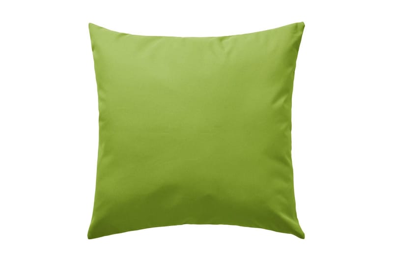udendørspuder 2 stk. 45 x 45 cm æblegrøn - Grøn - Tekstiler - Pude & plaid - Pyntepuder & pudebetræk