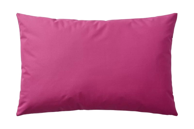 udendørspuder 2 stk. 60 x 40 cm lyserød - Lyserød - Tekstiler - Pude & plaid - Pyntepuder & pudebetræk