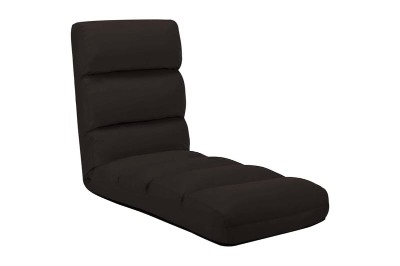 foldbar gulvstol kunstlæder brun - Brun - Tekstiler - Sædehynder