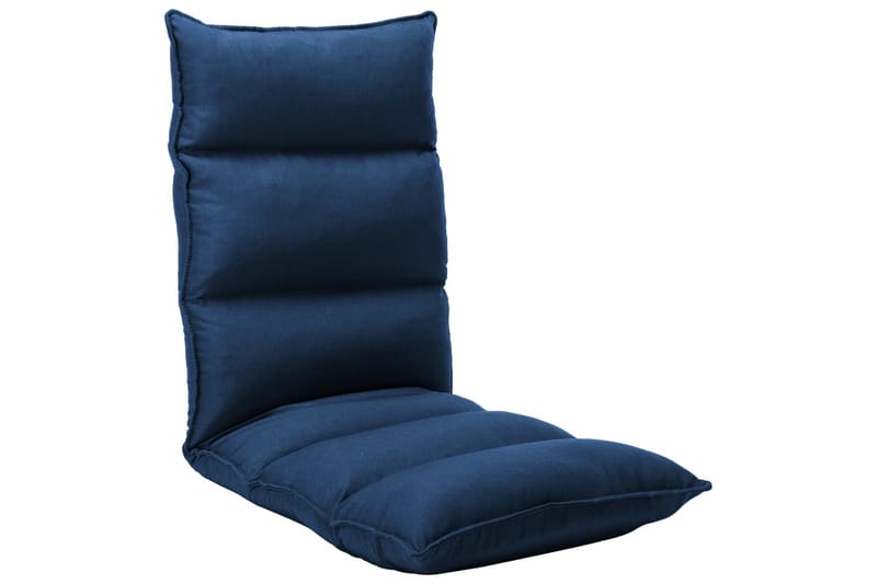 foldbar gulvstol stof blå - Blå - Tekstiler - Sædehynder