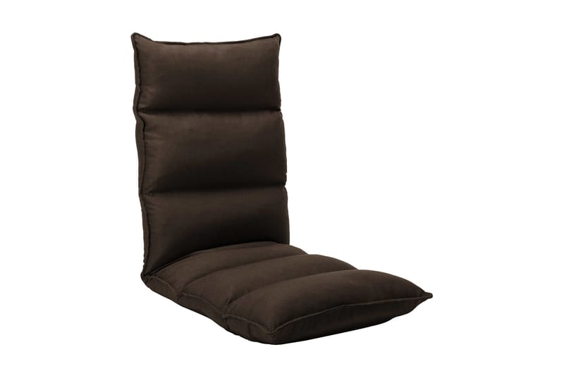 foldbar gulvstol stof brun - Brun - Tekstiler - Sædehynder
