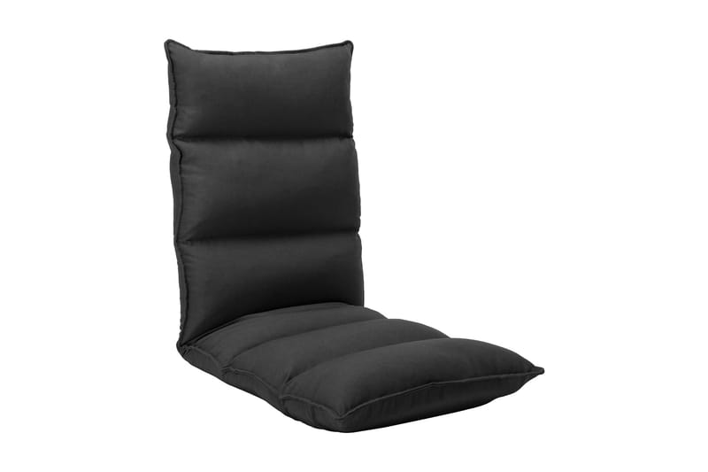 foldbar gulvstol stof sort - Sort - Tekstiler - Sædehynder