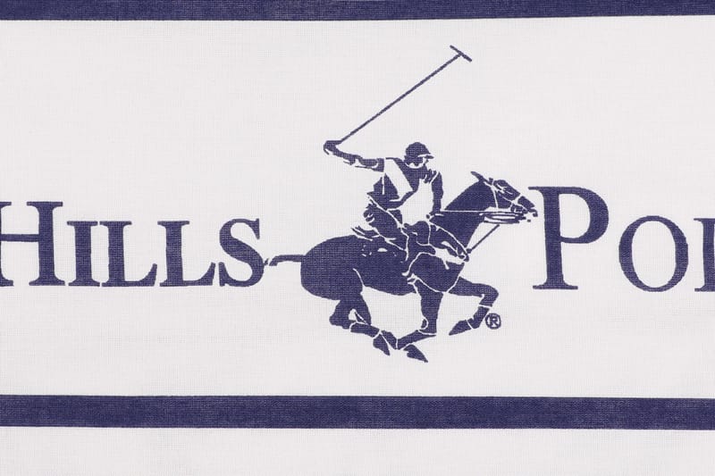 Beverly Hills Polo Club Sengesæt Dobbelt 4-delt Ranforce - Hvid/Blå - Tekstiler - Sengetøj - Sengesæt & dynesæt - Dynesæt dobbeltseng