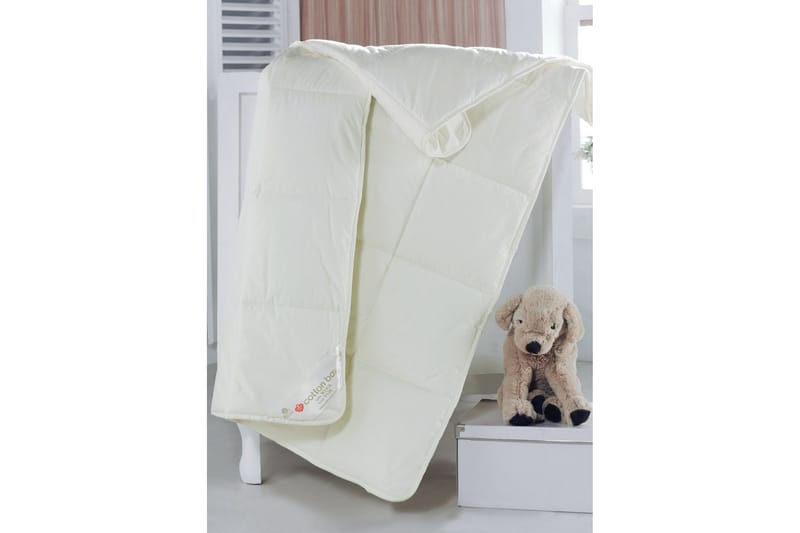 Cotton Box Dyne Baby 95x145 cm - Sand - Tekstiler - Sengetøj - Sengetæppe - Sengetæppe enkeltseng
