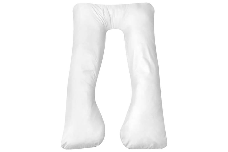graviditetspude 90 x 145 cm hvid - Hvid - Tekstiler - Sengetøj - Sovepude - Gravidpude