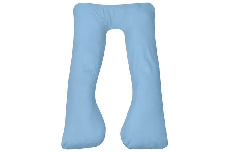 graviditetspude 90 x 145 cm lyseblå - Blå - Tekstiler - Sengetøj - Sovepude - Gravidpude