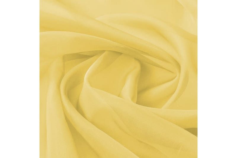 voile-stof 1,45x20 m gul - Gul - Tekstiler - Stof metervare - Øvrig stof