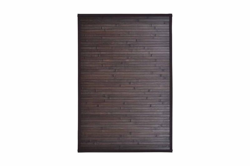 Bambusbademåtte 60 X 90 Mørkebrun - Brun - Tekstiler - Tæpper - Badeværelsesmåtte