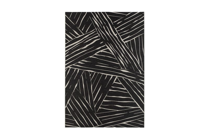 Domani Modern Fladvævet Tæppe 160x230 cm - Grafit - Tekstiler - Tæpper - Fladvævet tæppe