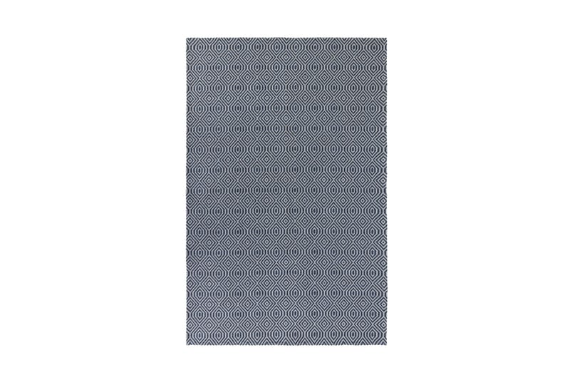 Cotone Pappel Bomuldstæppe 114x170 cm Blå - Flair Rugs - Tekstiler - Tæpper - Moderne tæppe - Bomuldstæpper