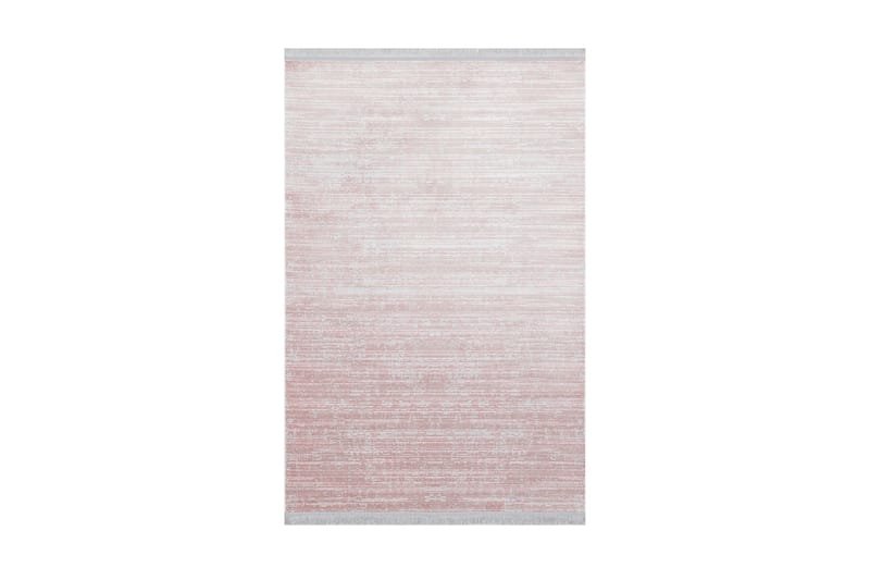 Durukam Entrémåtte 80x300 cm - Lyserød/Hvid - Tekstiler - Tæpper - Moderne tæppe - Gangmåtter