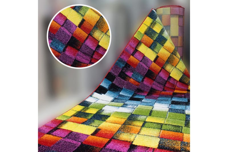 Honeshe Entrémåtte 100x300 cm - Flerfarvet - Tekstiler - Tæpper - Moderne tæppe - Gangmåtter