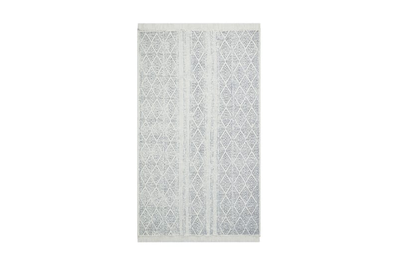 Mihriban Entrémåtte 80x300 cm - Grå/Hvid/Bomuld - Tekstiler - Tæpper - Moderne tæppe - Gangmåtter