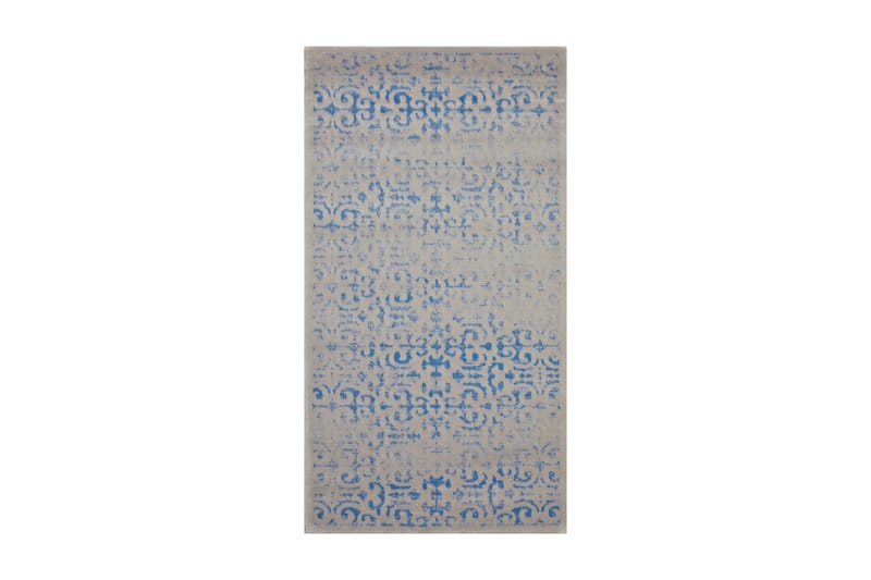 Pierre Cardin Tæppe diamond 80x150 - Beige / blå - Tekstiler - Tæpper - Moderne tæppe - Gangmåtter