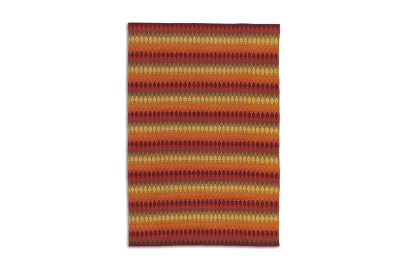 ETOL Ethno Bomuldstæppe 170x240 cm - Orange - Tekstiler - Tæpper - Moderne tæppe - Kludetæpper