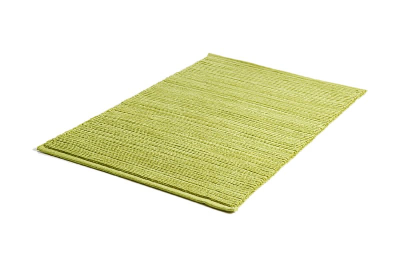 ETOL Ribb Bomuldstæppe 60x90 cm - Æblegrøn - Tekstiler - Tæpper - Moderne tæppe - Kludetæpper