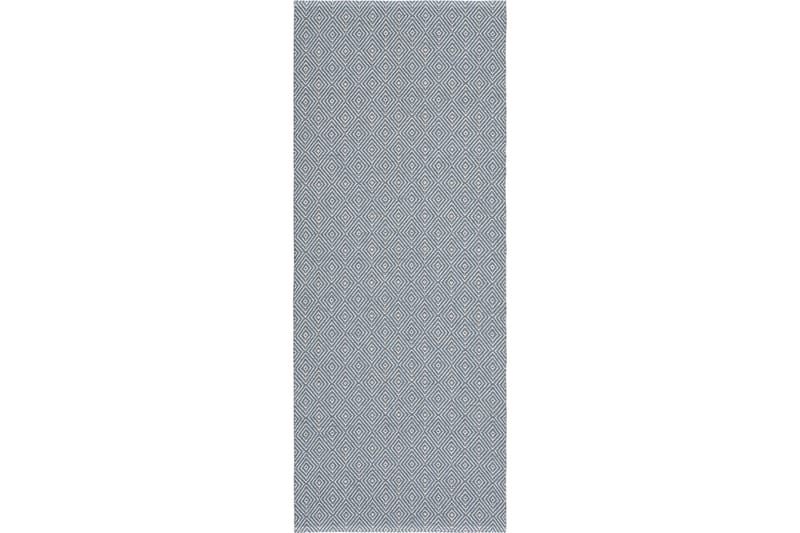 Sweet Kludetæppe 80x200 cm Blå - Horredsmattan - Tekstiler - Tæpper - Moderne tæppe - Kludetæpper