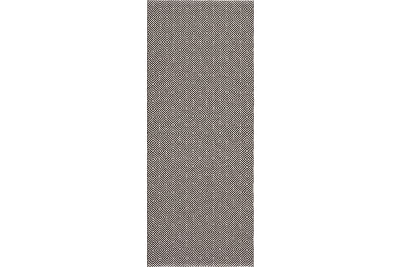 Sweet Kludetæppe 80x200 cm Sort - Horredsmattan - Tekstiler - Tæpper - Moderne tæppe - Kludetæpper