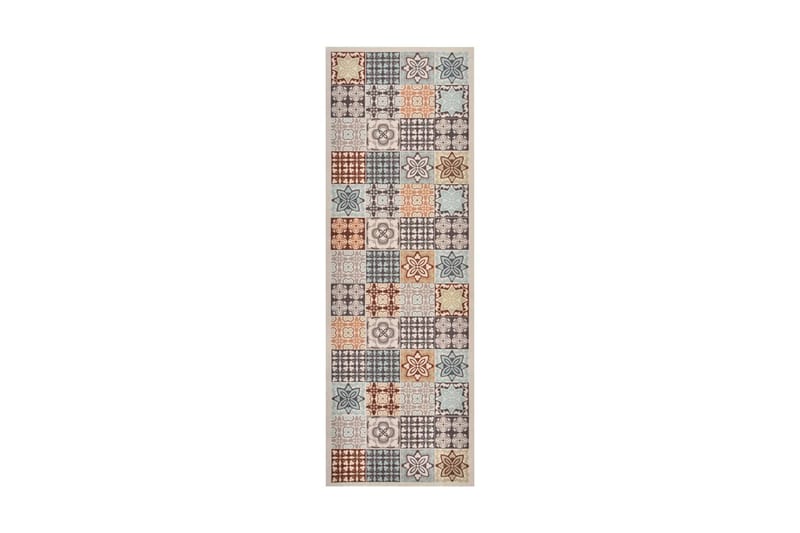 Vaskbar Køkkenmåtte 45x150 cm Mosaikmønster - Flerfarvet - Tekstiler - Tæpper - Moderne tæppe - Kludetæpper