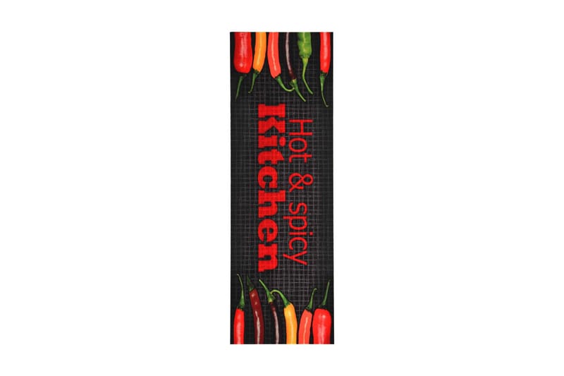 Vaskbar Køkkenmåtte 45X150 Hot&Amp;Spicy-Print - Flerfarvet - Tekstiler - Tæpper - Moderne tæppe - Kludetæpper