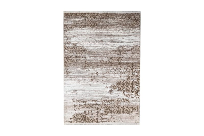 Akhun Tæppe 120x170 cm - Brun/Hvid/Akryl - Tekstiler - Tæpper - Små tæpper
