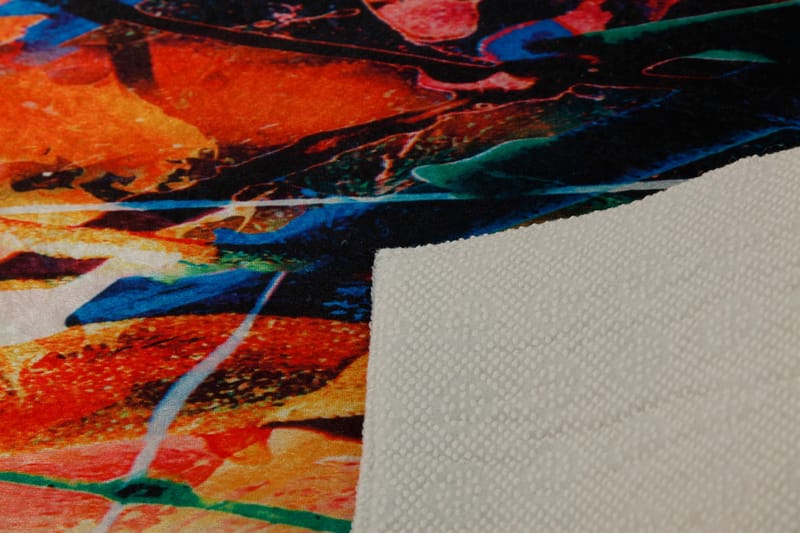 Bijhan Tæppe 100x150 cm - Flerfarvet - Tekstiler - Tæpper - Moderne tæppe - Mønstrede tæpper