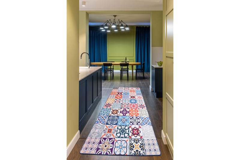 Chilai Tæppe 150x300 cm - Multifarvet - Tekstiler - Tæpper - Moderne tæppe - Mønstrede tæpper