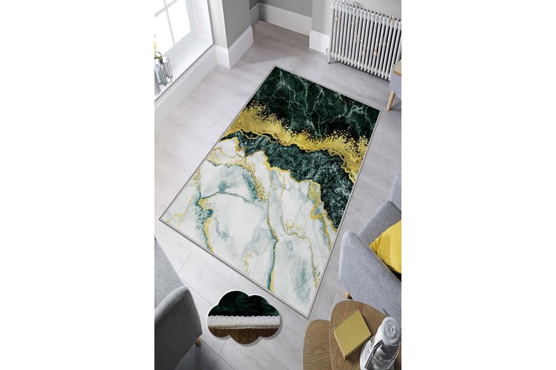 Homefesto Tæppe 100x300 cm - Multifarvet - Tekstiler - Tæpper - Moderne tæppe - Mønstrede tæpper