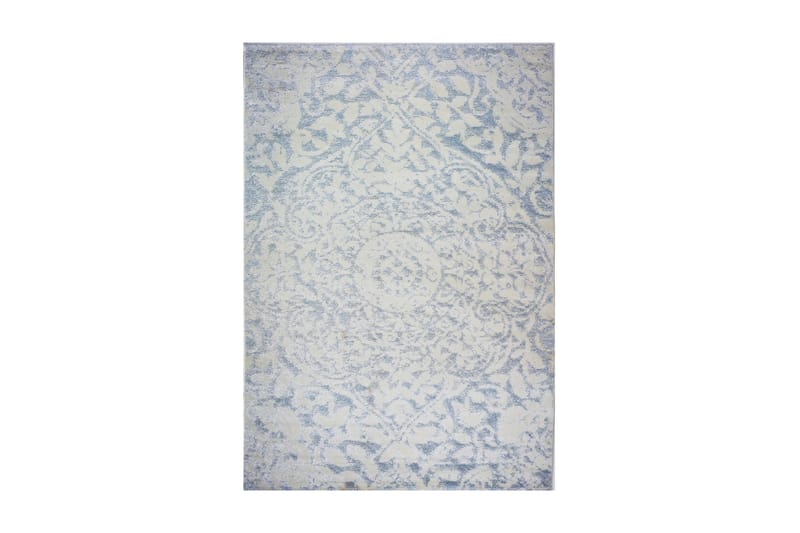 Pierre Cardin Tæppe diamond 200x290 - Creme / blå - Tekstiler - Tæpper - Moderne tæppe - Mønstrede tæpper