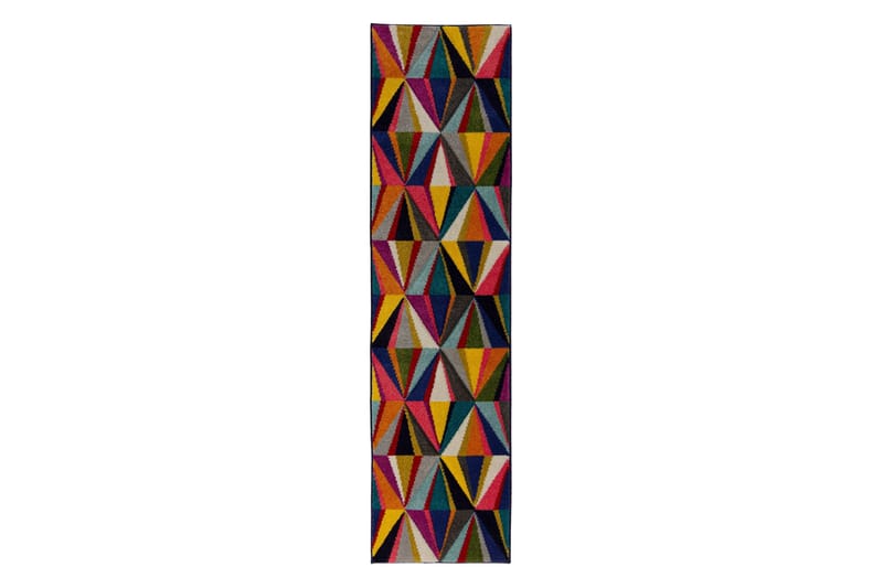 Spectrum Danza Friezetæppe 66x230 cm Flerfarvet - Flair Rugs - Tekstiler - Tæpper - Moderne tæppe - Mønstrede tæpper