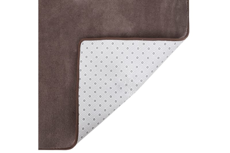 gulvtæppe 170x120 cm gråbrun - Gråbrun - Tekstiler - Tæpper - Moderne tæppe - Ryatæpper