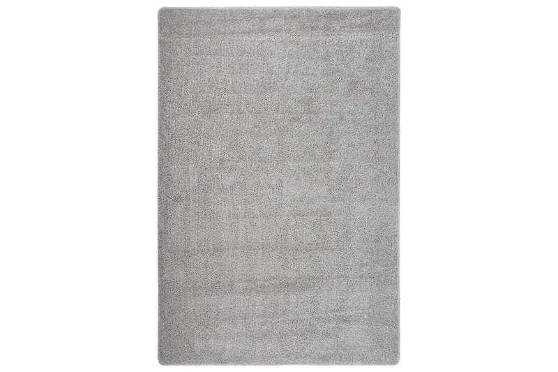 shaggy gulvtæppe 140x200 cm skridsikker lysegrå - Grå - Tekstiler - Tæpper - Moderne tæppe - Ryatæpper
