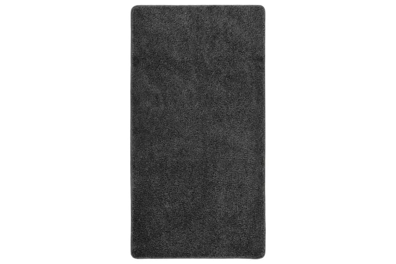 shaggy gulvtæppe 80x150 cm skridsikker mørkegrå - Grå - Tekstiler - Tæpper - Moderne tæppe - Ryatæpper