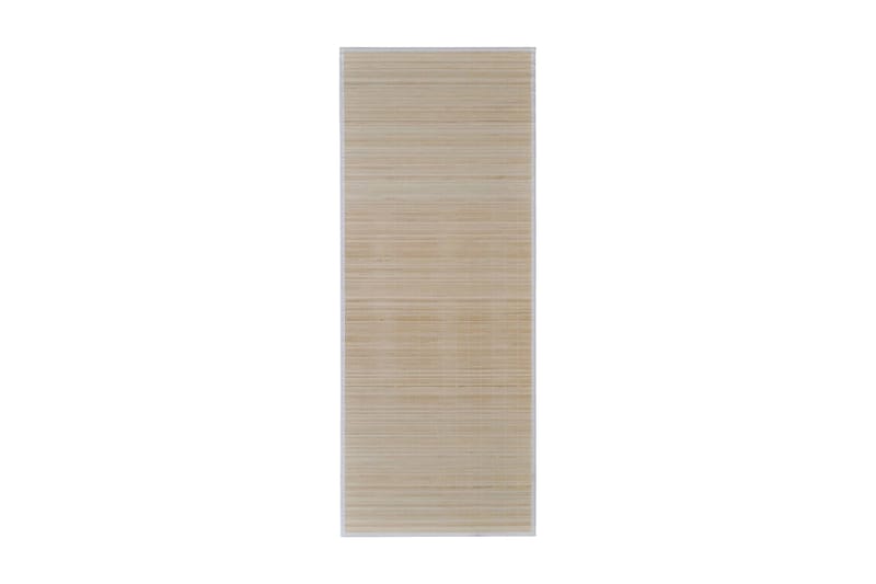 Firkantet Naturligt Bambustæppe 80 X 300 Cm - Beige - Tekstiler - Tæpper - Moderne tæppe - Sisaltæpper