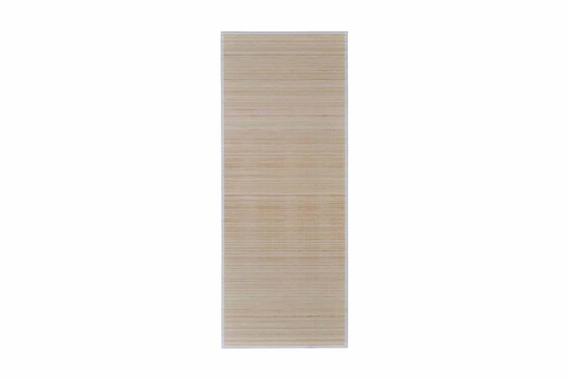 Rektangulært Bambustæppe 120 X 180 Cm Natur - Beige - Tekstiler - Tæpper - Moderne tæppe - Jutemåtter & hampemåtter