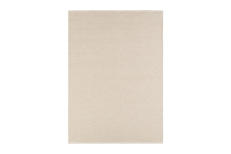 Orninge Uldtæppe 140x200 cm - Hvid - Tekstiler - Tæpper - Moderne tæppe - Uldtæppe