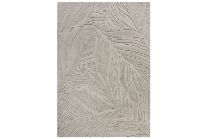 Solace Lino Leaf Uldtæppe 120x170 cm Grå - Flair Rugs - Tekstiler - Tæpper - Moderne tæppe - Uldtæppe