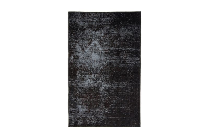 Vintage håndknyttet Tæppe Uld mørkegrå 100x156cm - Tekstiler - Tæpper - Moderne tæppe - Uldtæppe