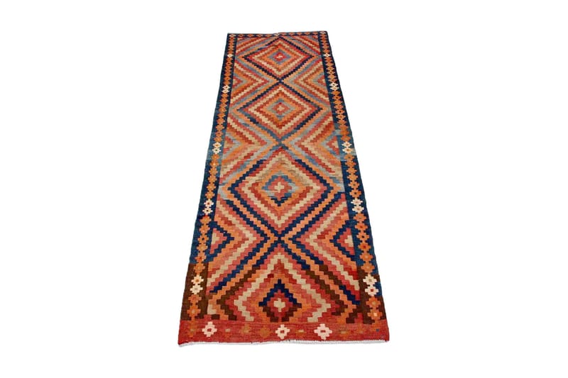 Håndknyttet Persisk tæppe 130x403 cm Kelim - Flerfarvet - Tekstiler - Tæpper - Orientalske tæpper - Kelimtæpper